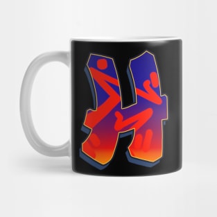 Letter H - Night Sky Mug